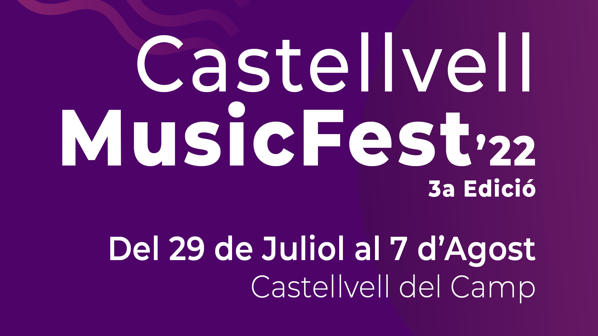 El Castellvell MusicFest 2022 presenta la seva edició més popular